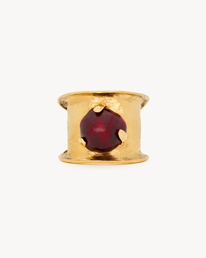 cuff in enamel, resin, and metal