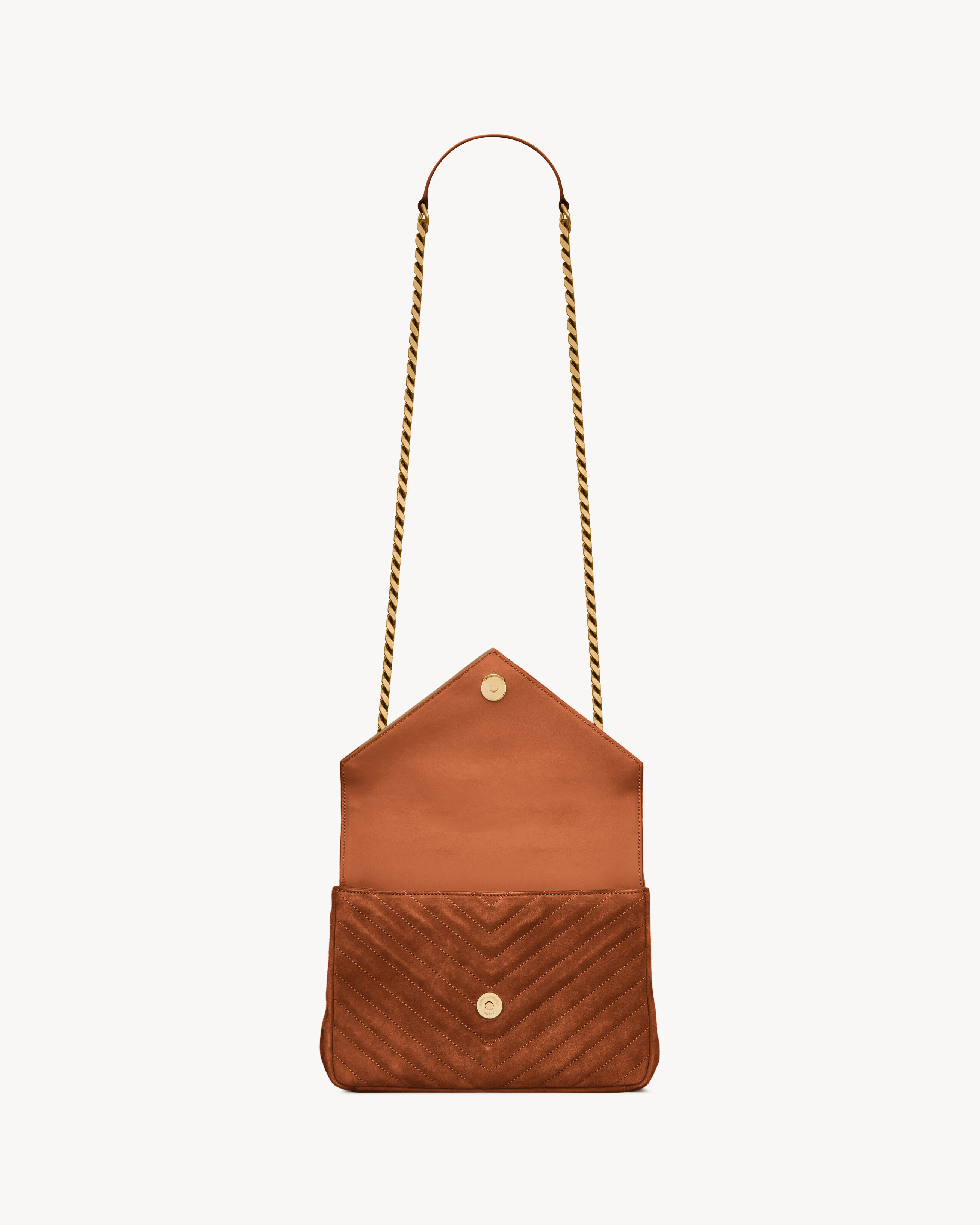 COLLEGE MEDIUM IN QUILTED SUEDE