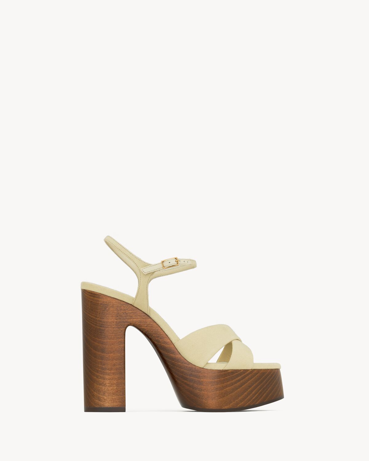 Bianca platform sandals in canvas