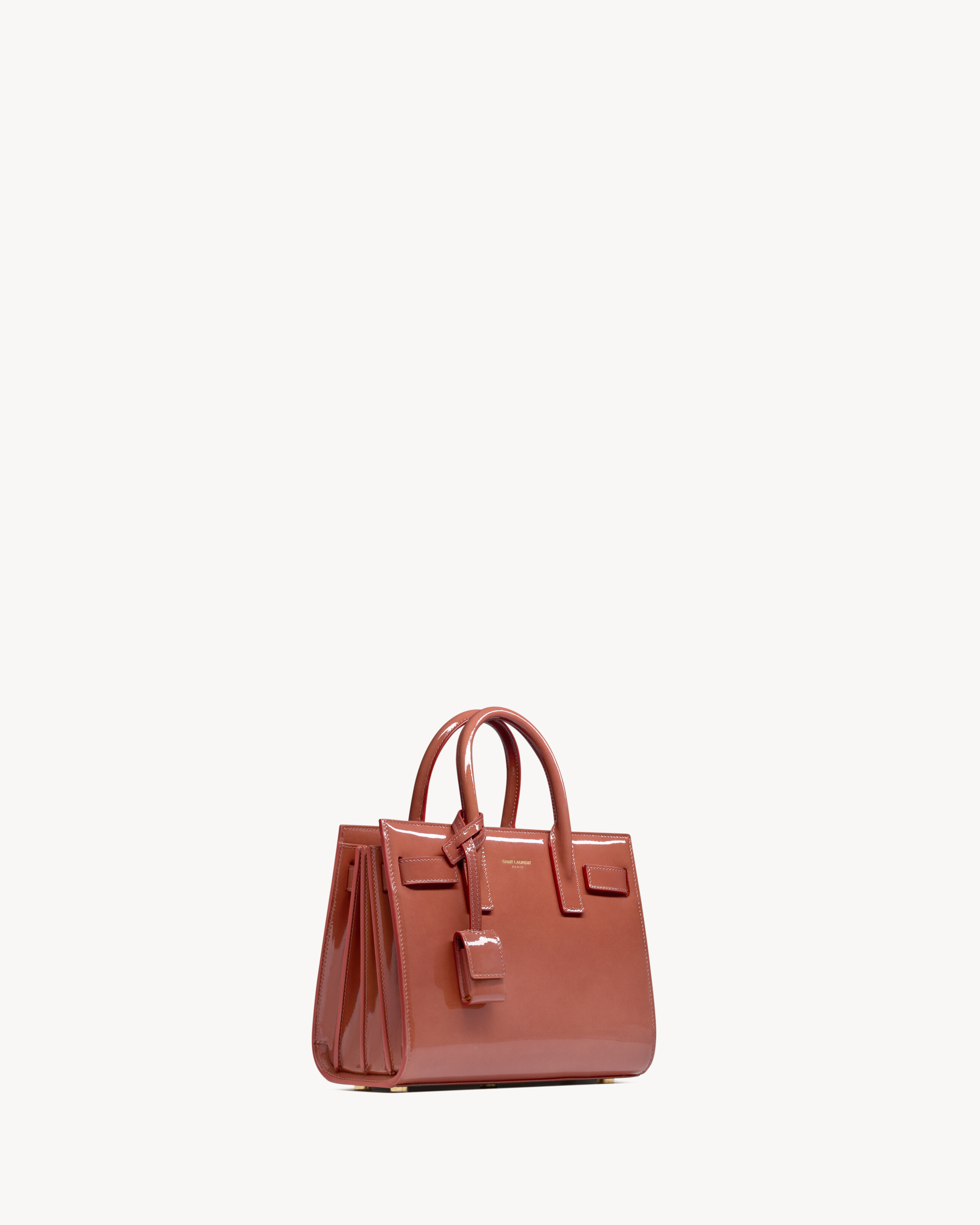 SAC DE JOUR in patent leather - nano