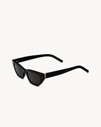 Saint Laurent SL M136 Round Sunglasses | Fashion Eyewear US