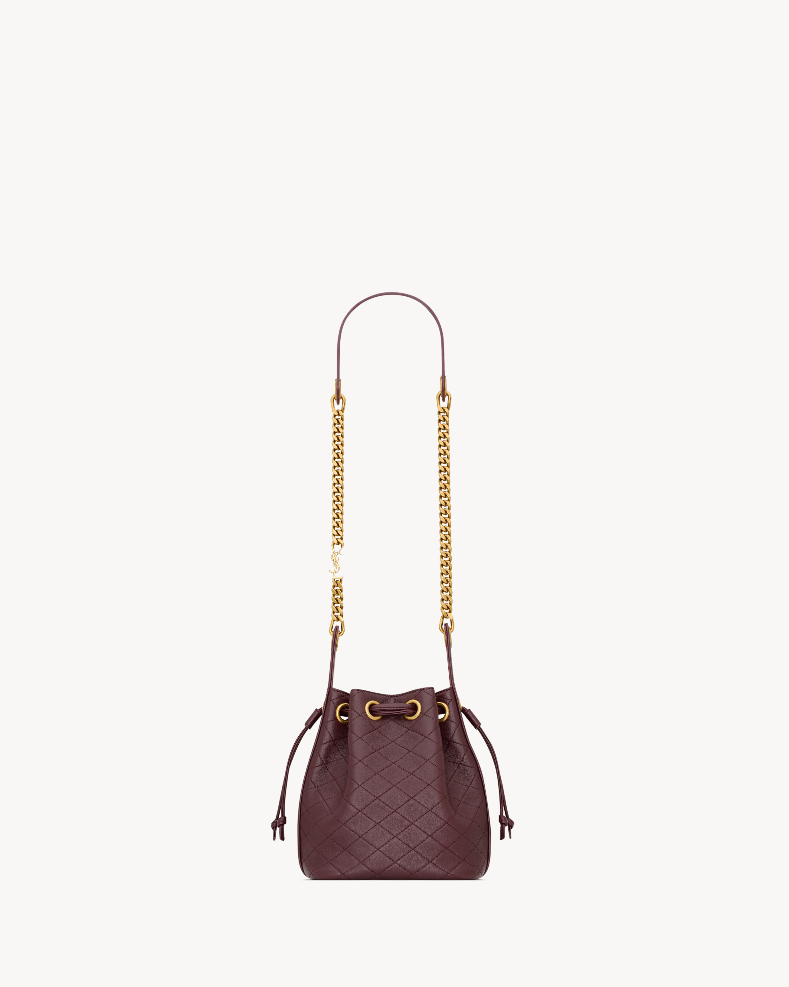 CASSANDRE bucket bag in lambskin