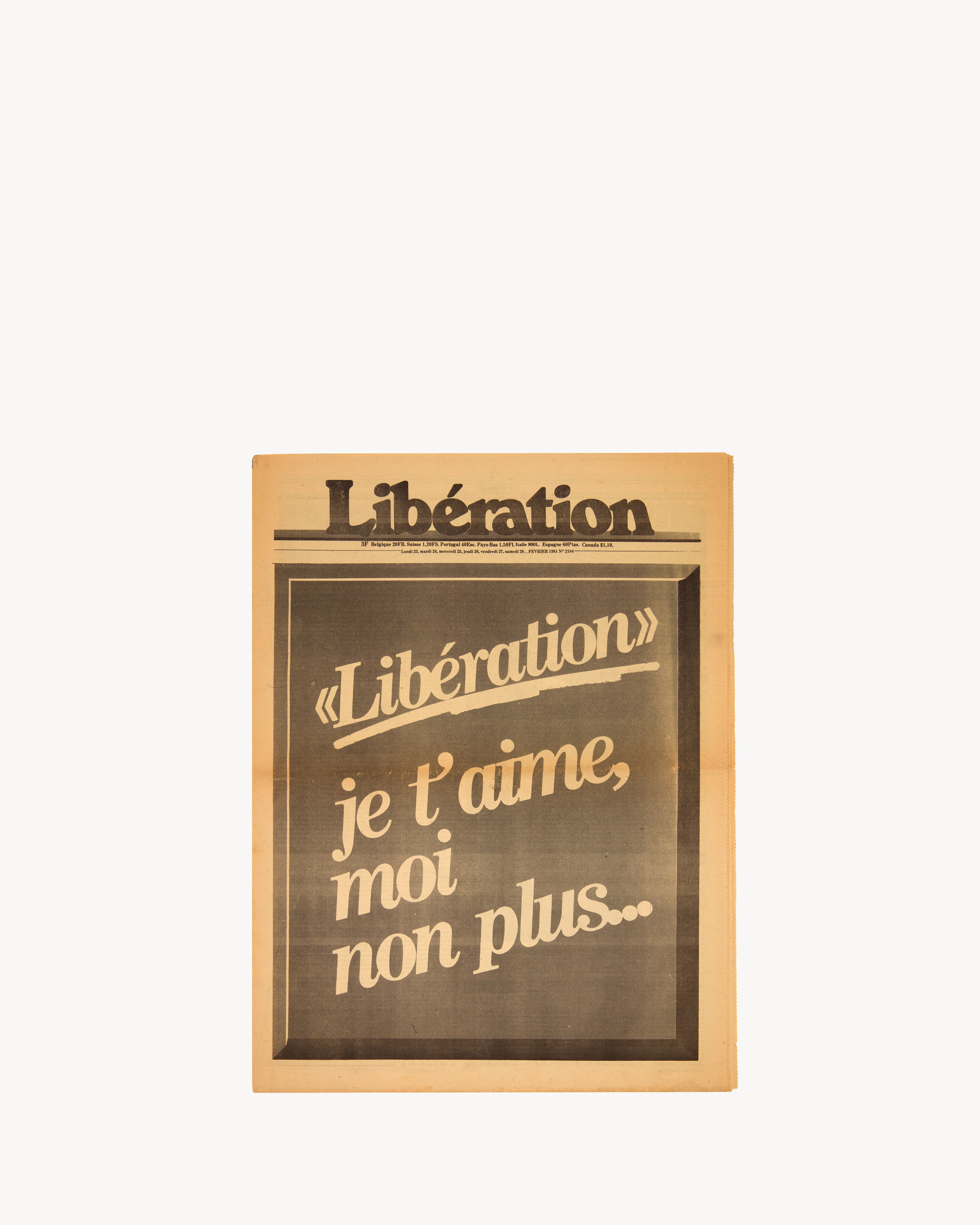 LIBÉRATION 1981