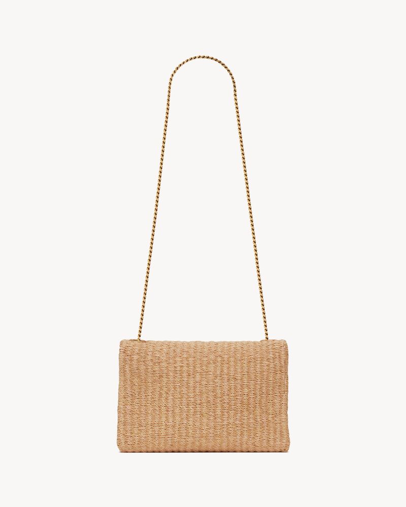 KATE Medium supple CHAIN BAG in raffia