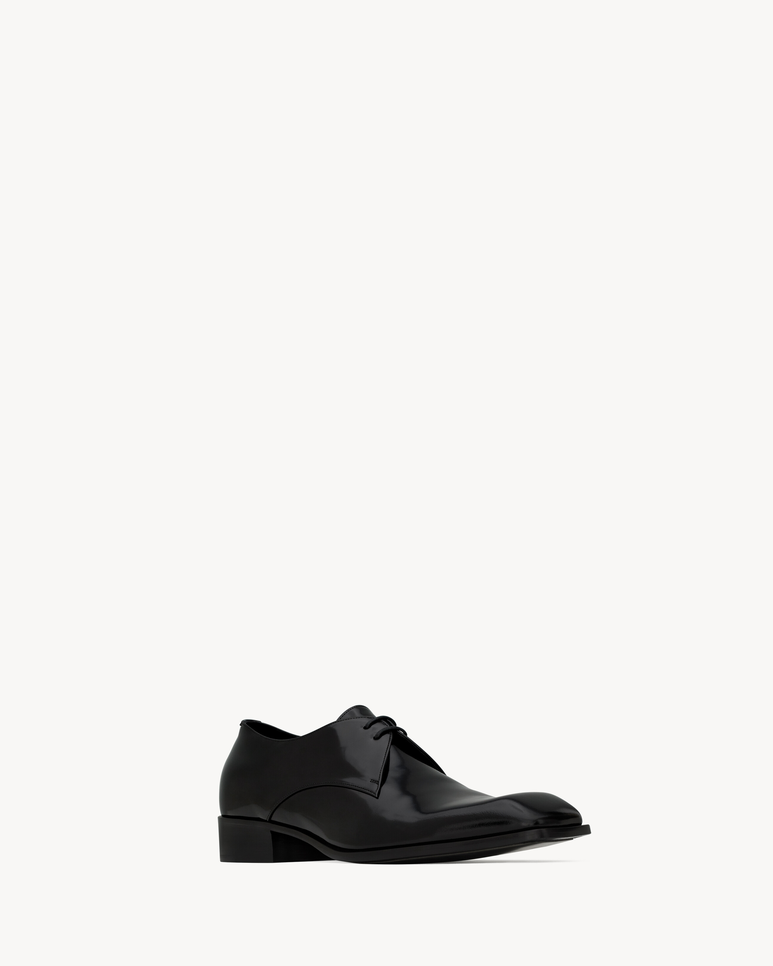 Sapato derby JEAN em couro liso