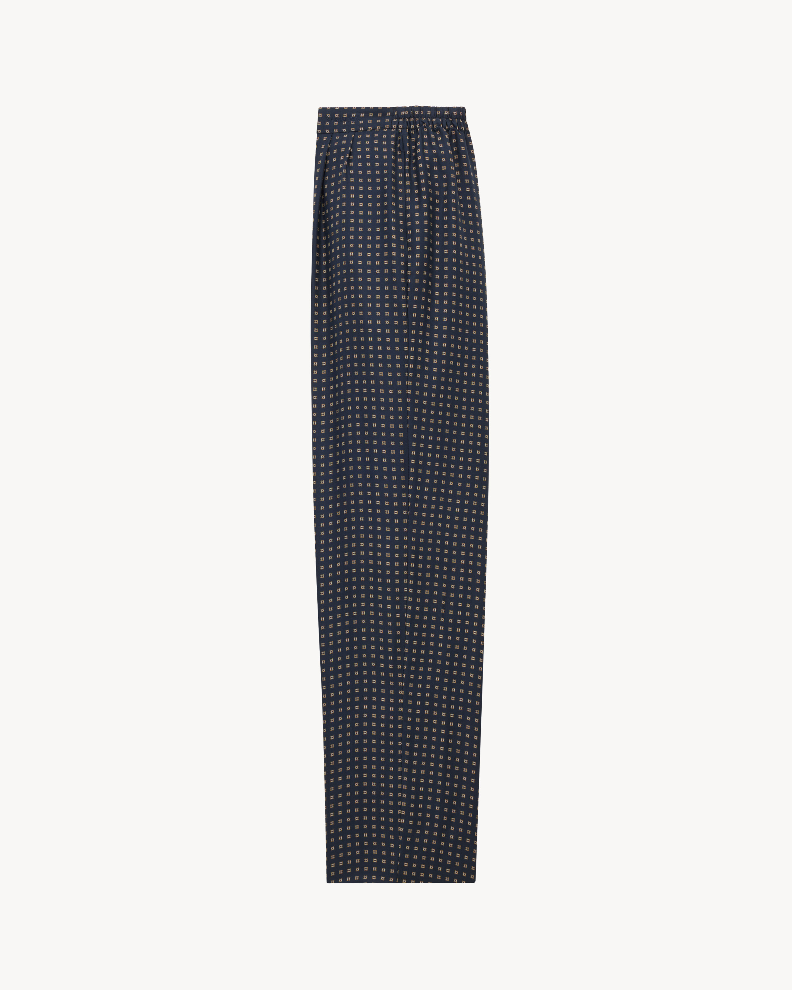 SAINT LAURENT pants in square silk