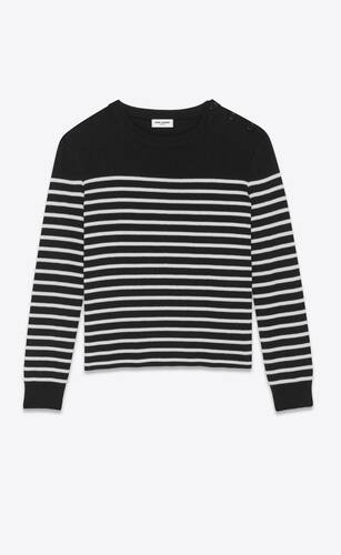 high-neck sweater in a sailor knit