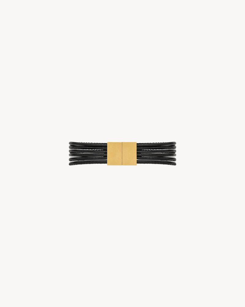 BABYLONE cord bracelet in leather
