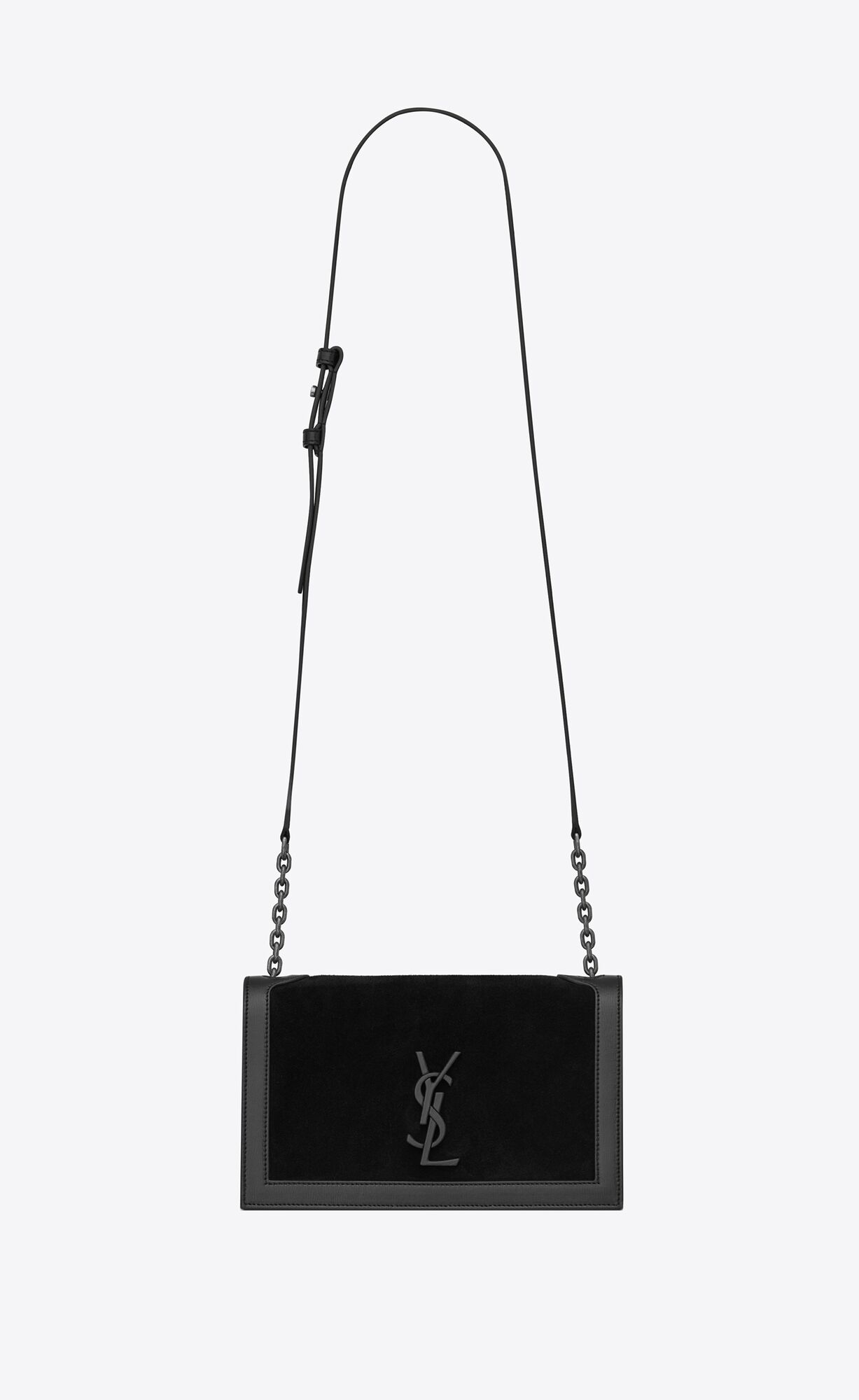 Book Bag in leather and suede | Saint Laurent Canada | YSL.com