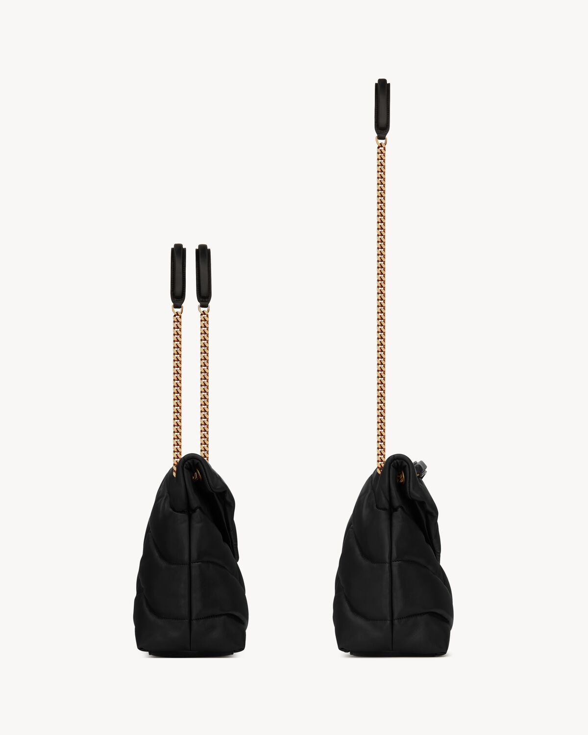 생로랑 나파 가죽 푸퍼 미디엄 숄더백 5774751EL071000