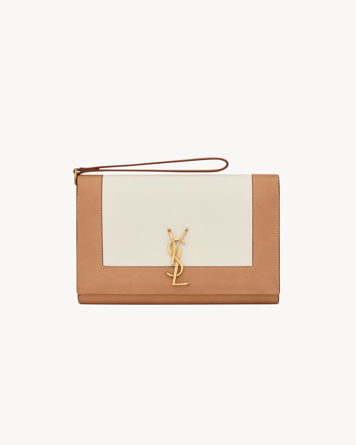 CASSANDRE Pouch mit Uberschlag aus Lammleder Saint Laurent YSL