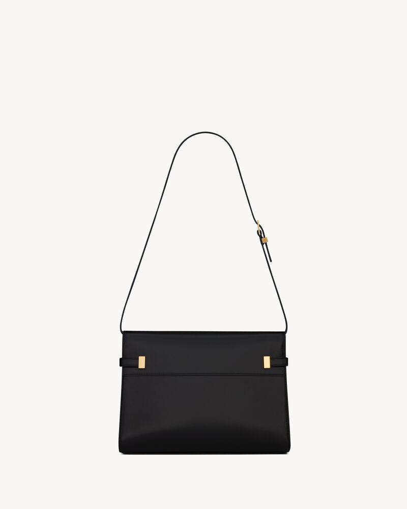 manhattan shoulder bag in box saint laurent leather