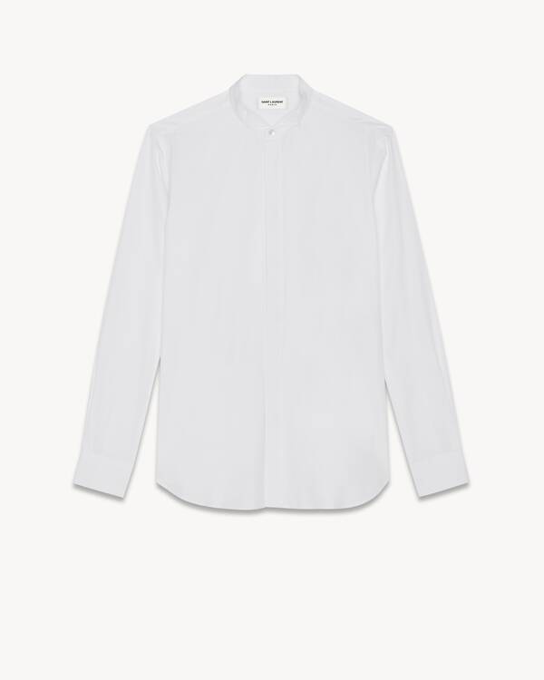 SHIRT IN COTTON POPLIN | Saint Laurent Zimbabwe | YSL.com