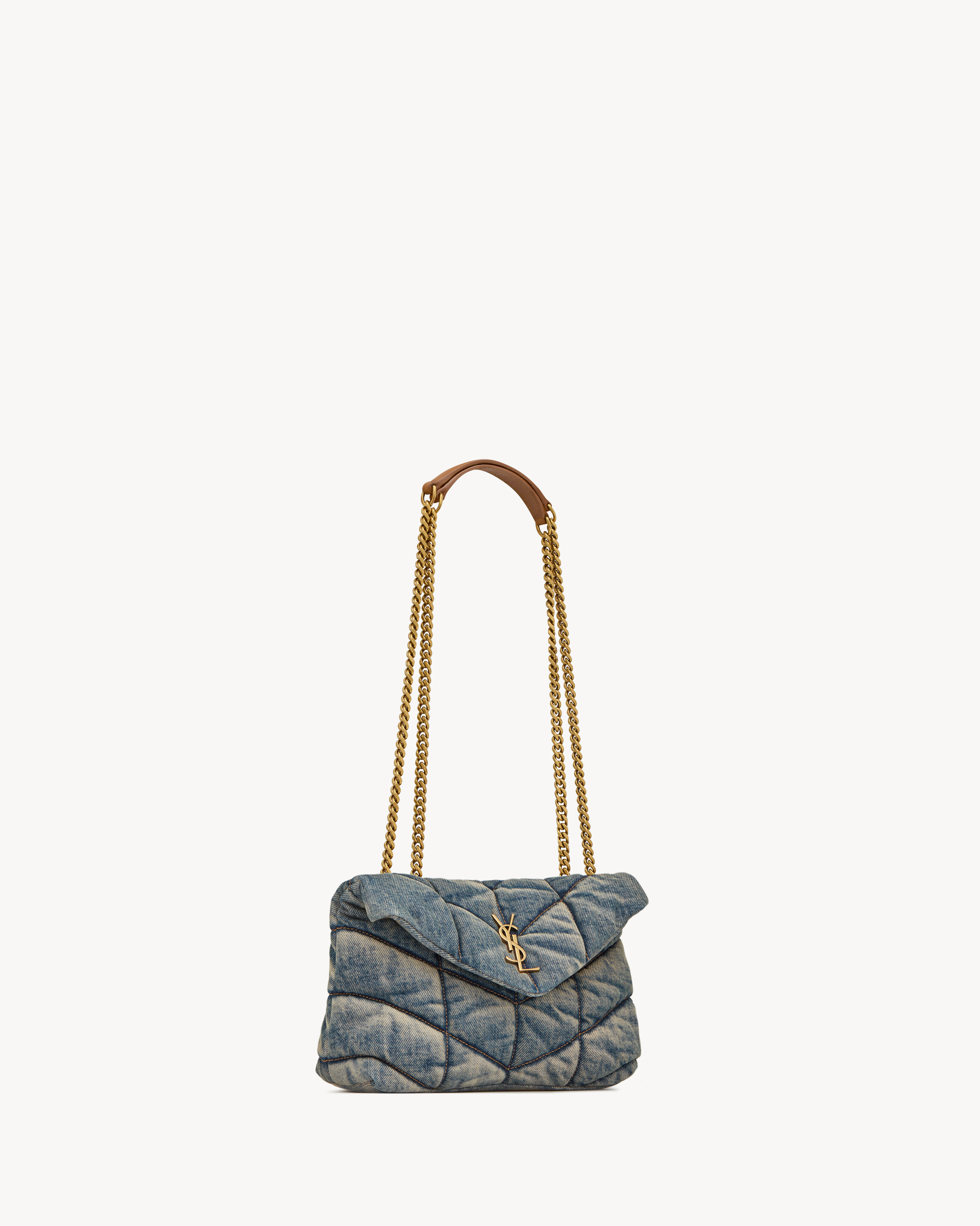 PUFFER TOY IN DENIM | Saint Laurent | YSL.com