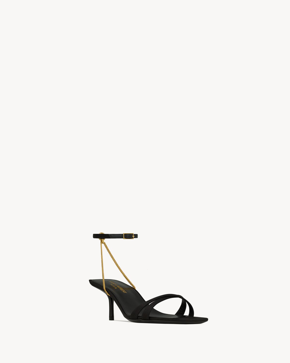 Melody sandals in crepe satin | Saint Laurent | YSL.com