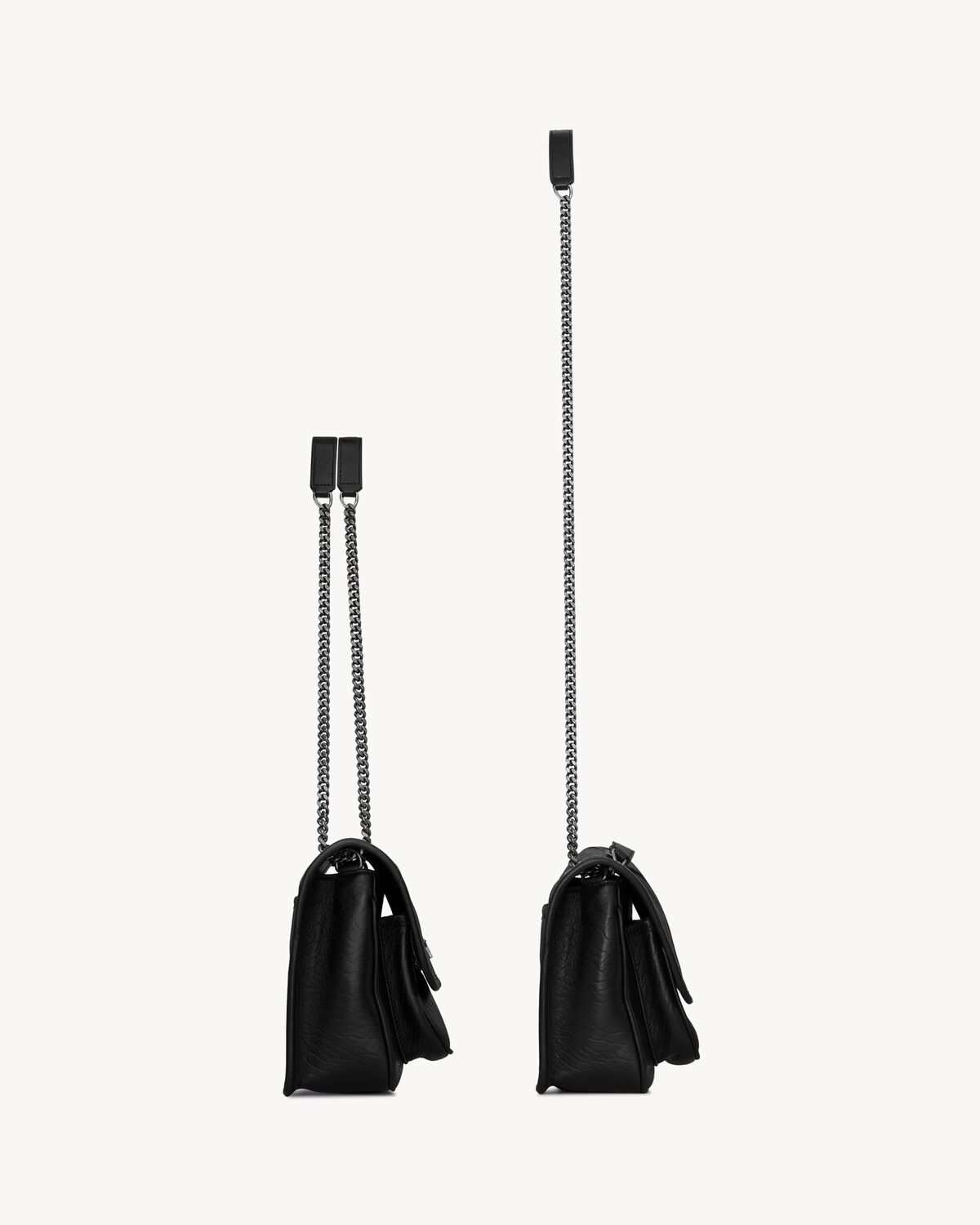 생로랑 그레인드 양가죽 니키 베이비 숄더백 633179AACIA1000