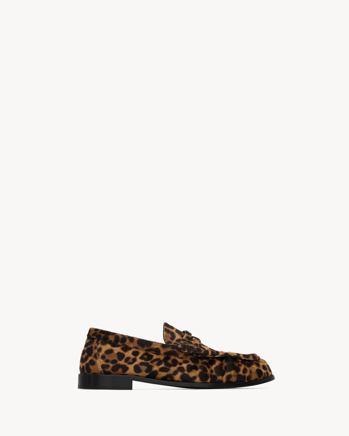 LE LOAFER penny slippers in pony hair leather