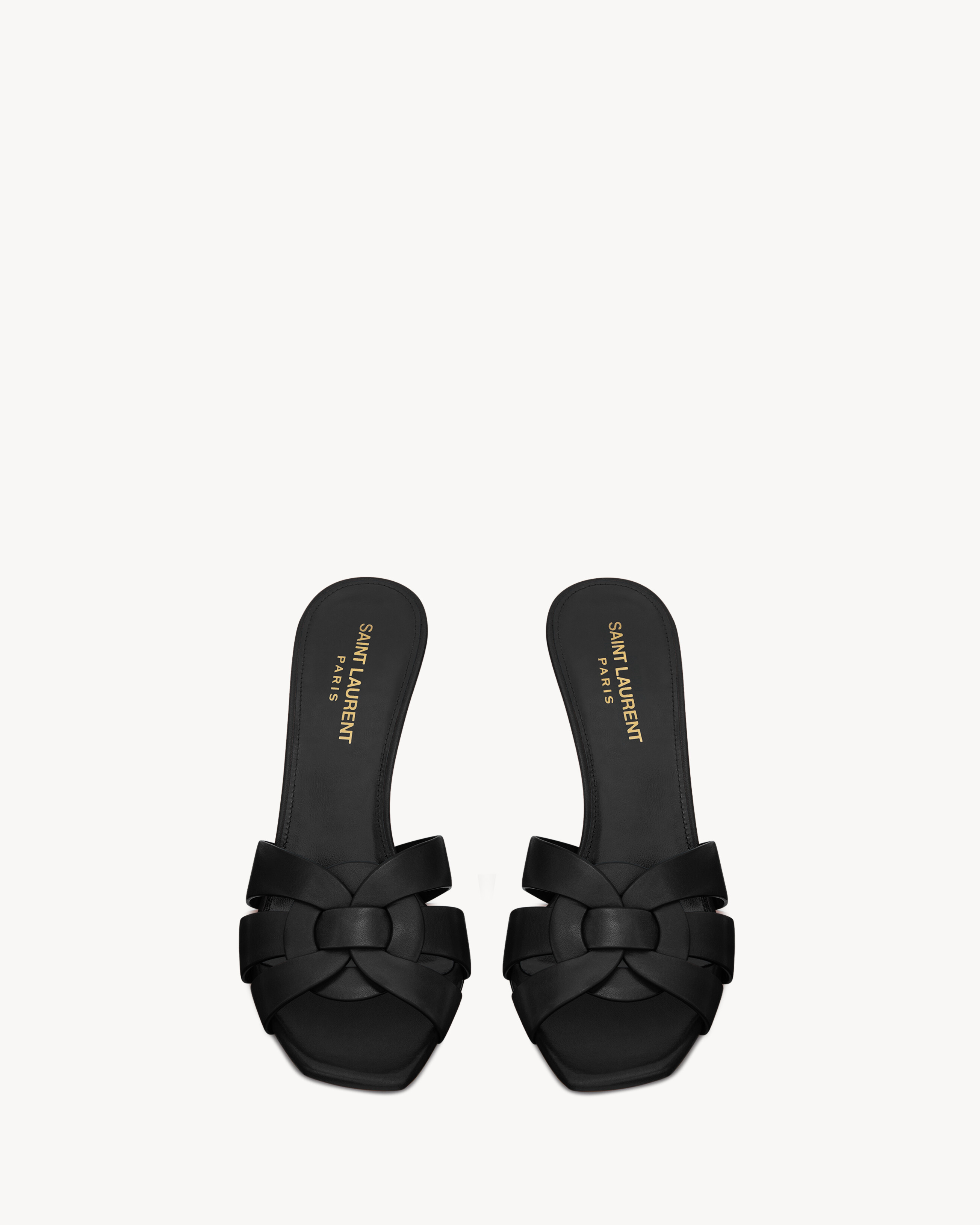 TRIBUTE MULES in smooth leather