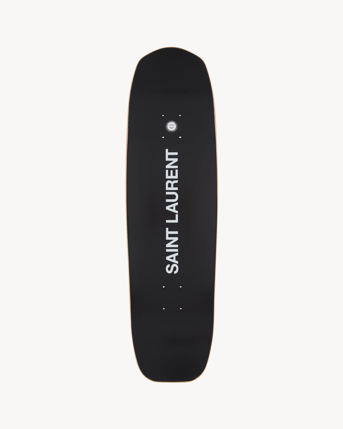 Saint Laurent leopard skateboard