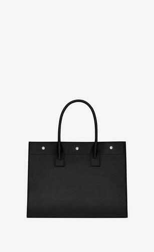 rive gauche small tote bag in smooth leather