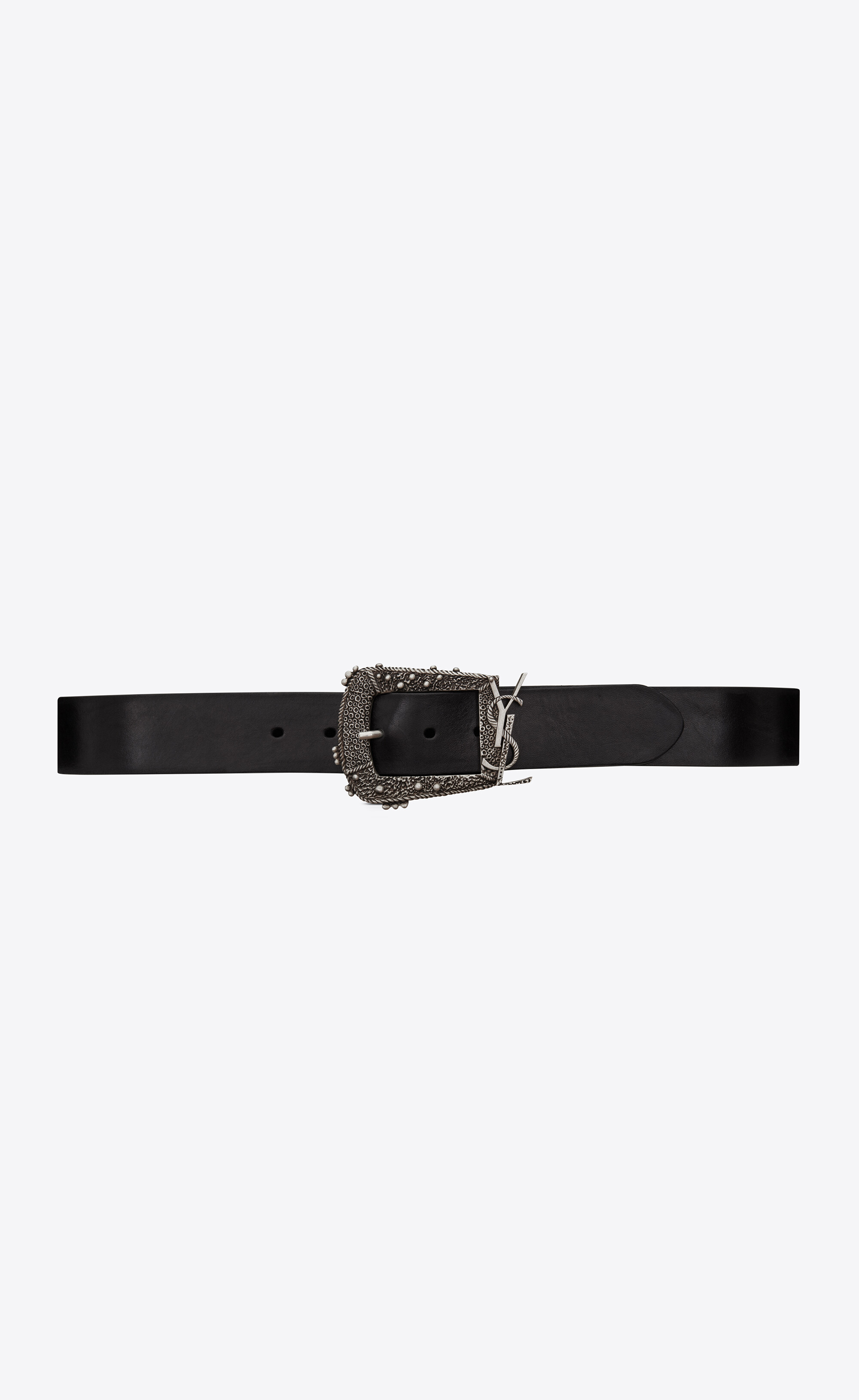 ceinture yves saint laurent logo