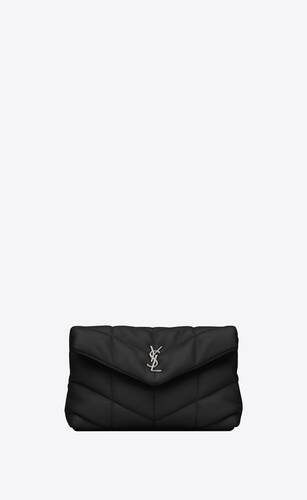 Saint Laurent, Bags, Saint Laurent Ysl Small Puffer Quilted Clutch Pouch
