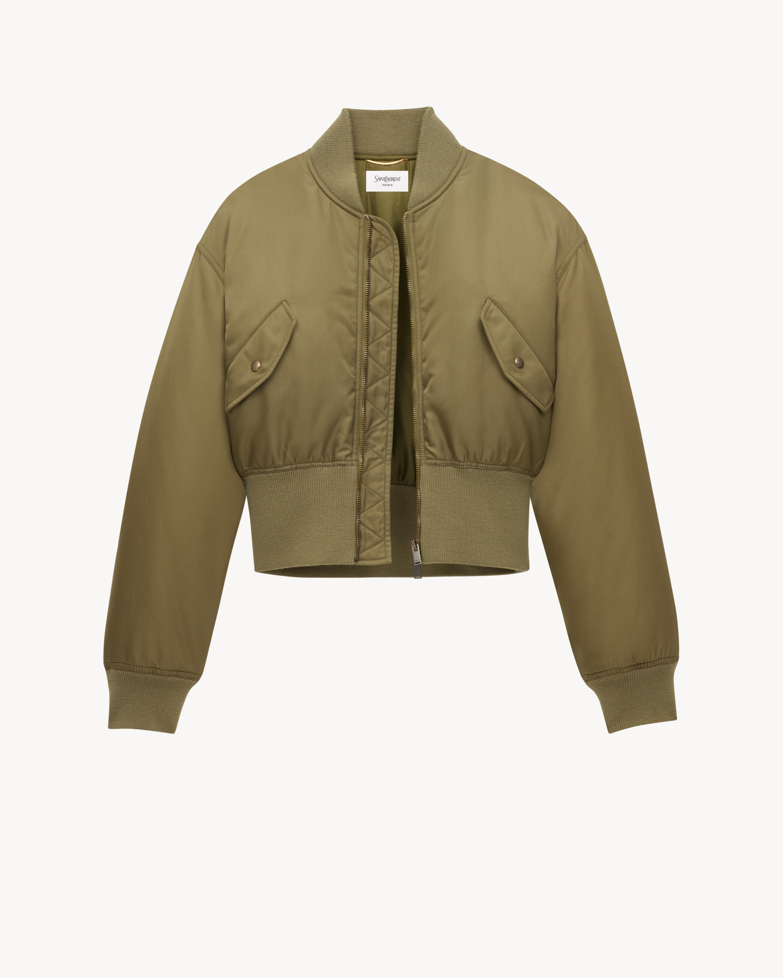 bomber jacket in nylon Saint Laurent YSL DK - Main Image