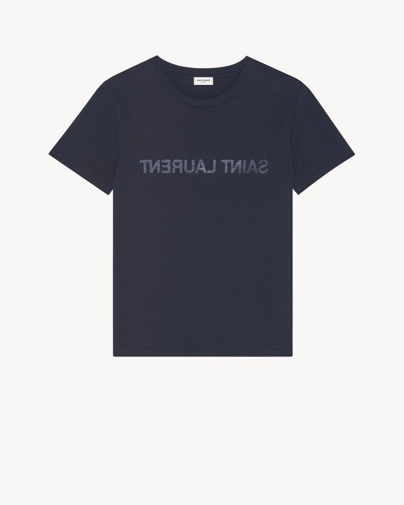 Ysl logo women's t shirt Clearance