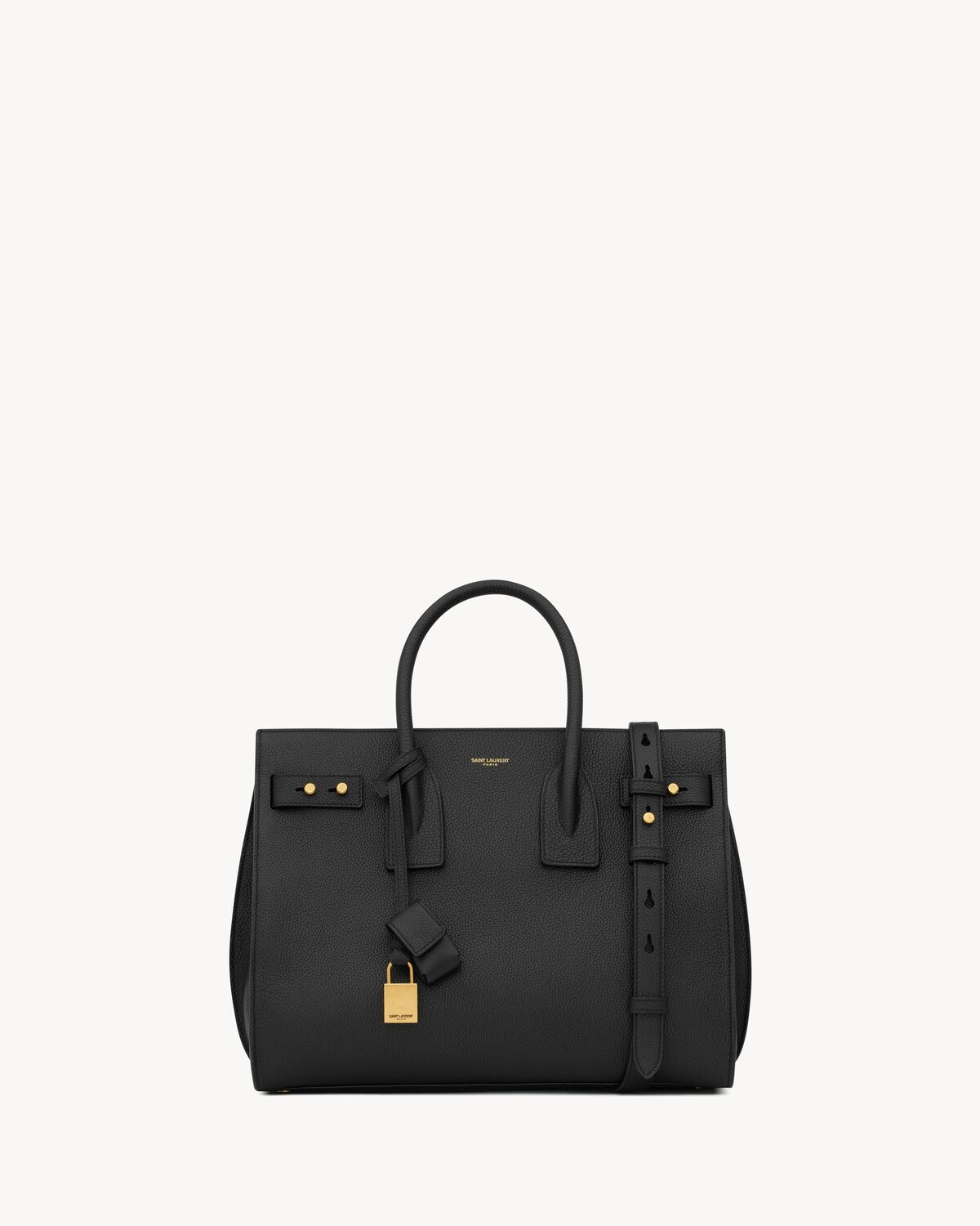 sac de jour in supple grained leather - small