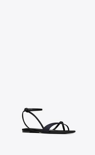 Dive sandals in silk satin | Saint Laurent | YSL.com