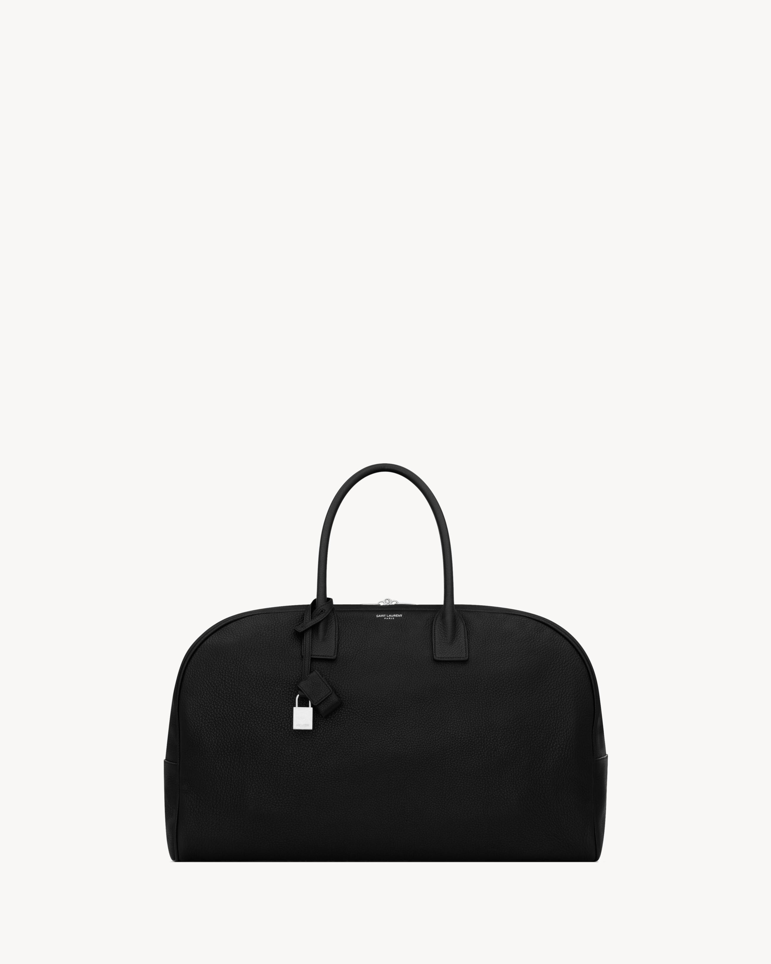 BOWLING duffle bag in grained leather