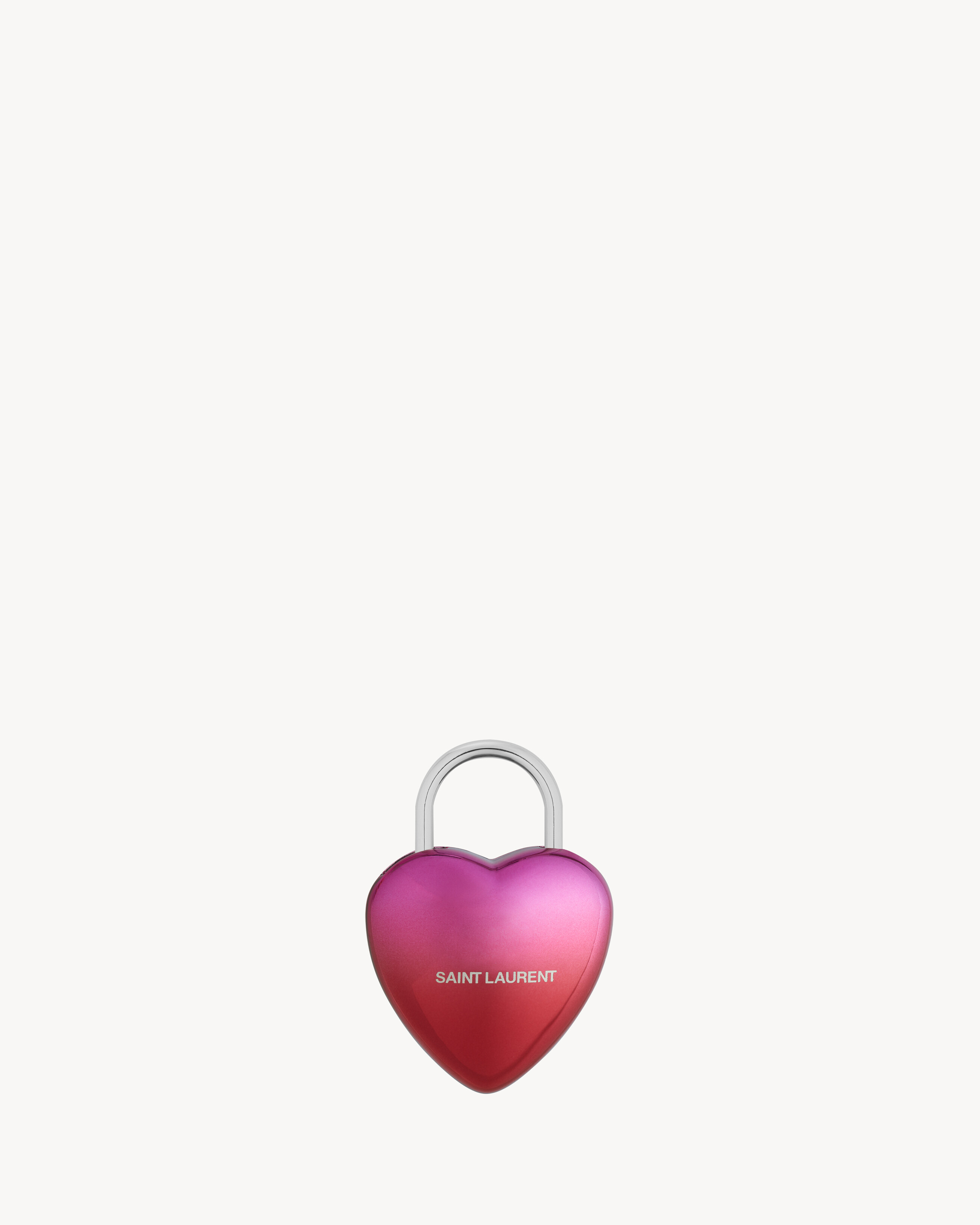 Gradient Heart-Shaped 3D Padlock