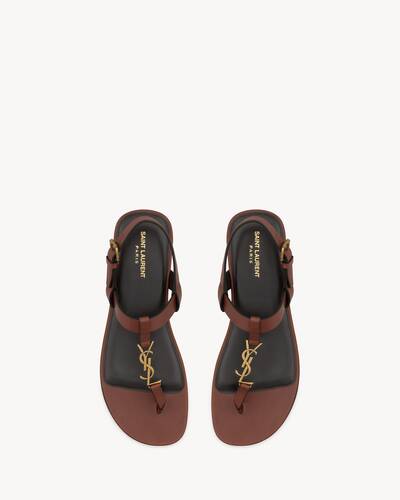 cassandre sandals in smooth leather