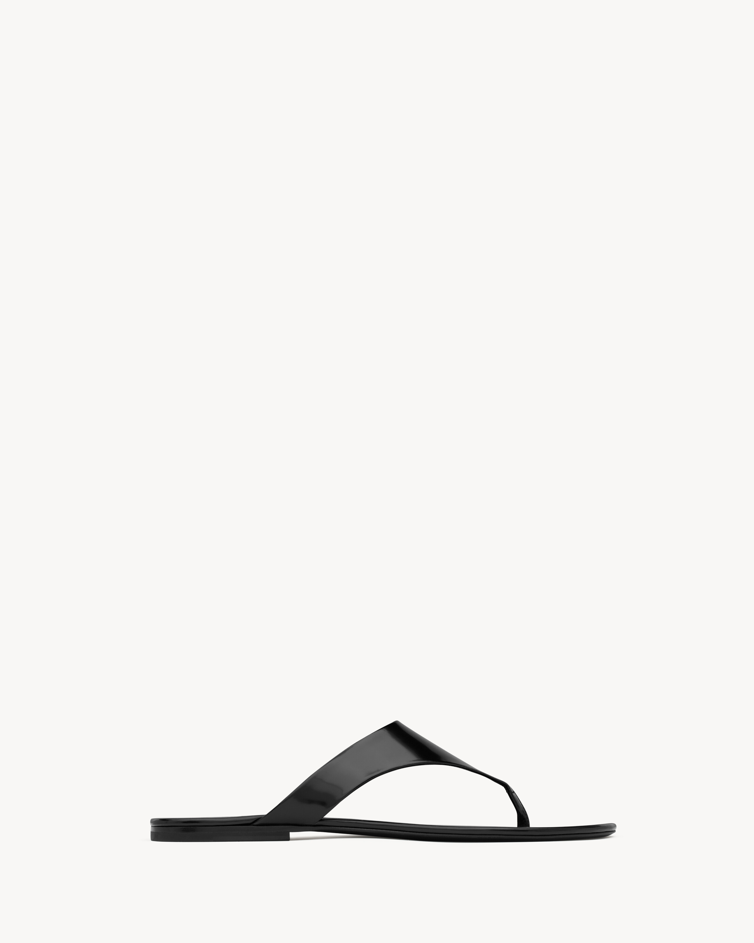 KOUROS sandals in glazed leather