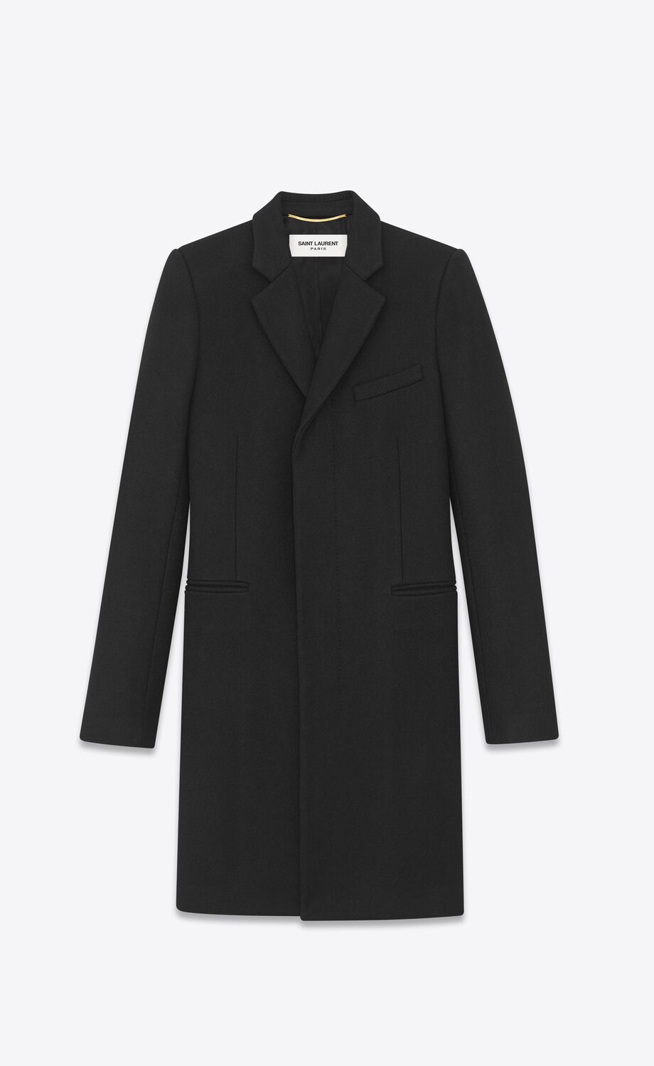 Masculine wool coat | Saint Laurent United States | YSL.com