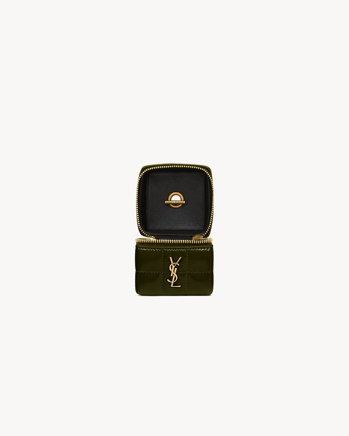 페이턴트 가죽 소재 CASSANDRE MATELASSÉ CARRÉ 미니 큐브 | Saint Laurent | YSL.com