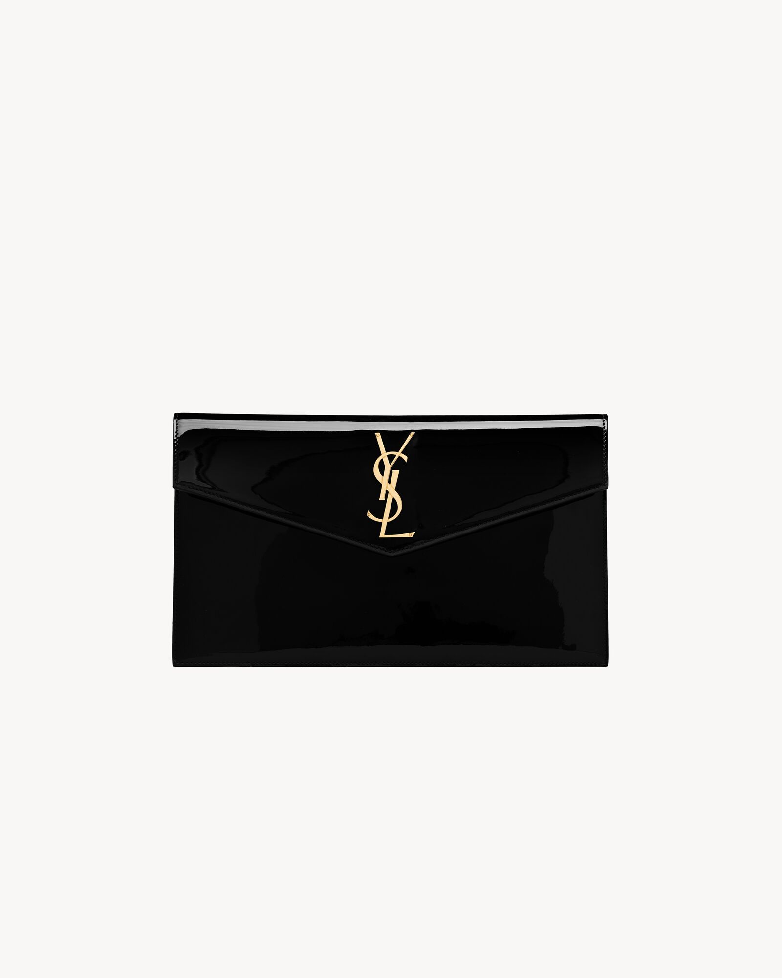 UPTOWN POUCH IN PATENT LEATHER — 565739B870J1000