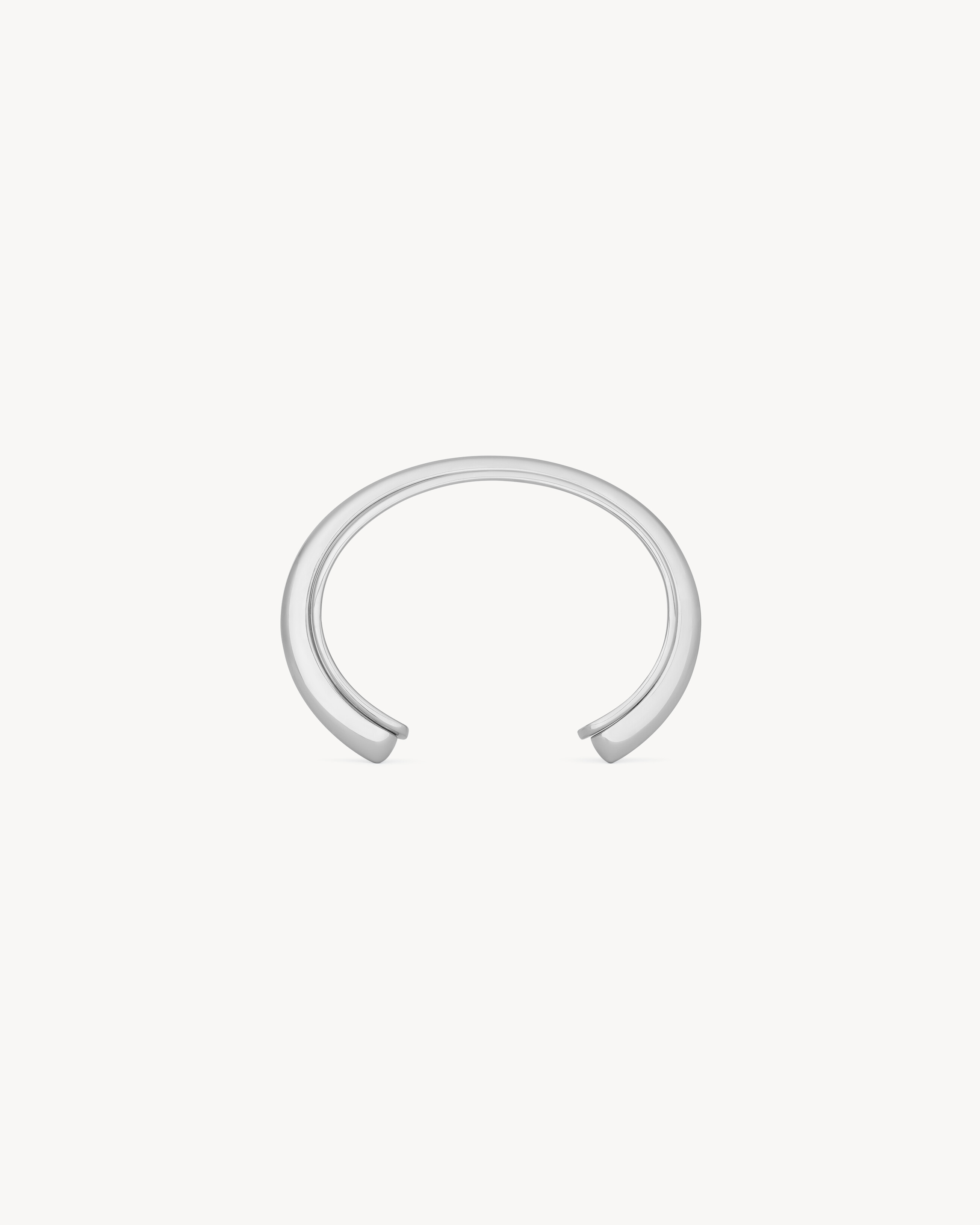 bracciale a polsino doppio in metallo