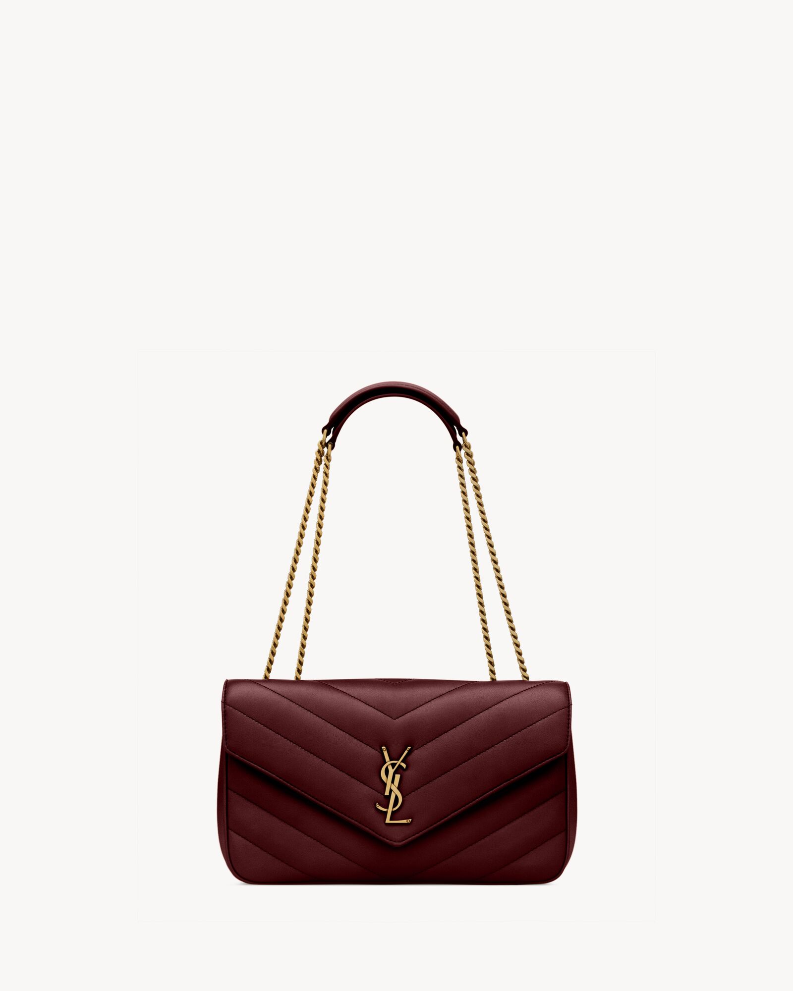 LOULOU medium in MATELASSÉ lambskin — 801439AAEAX6197