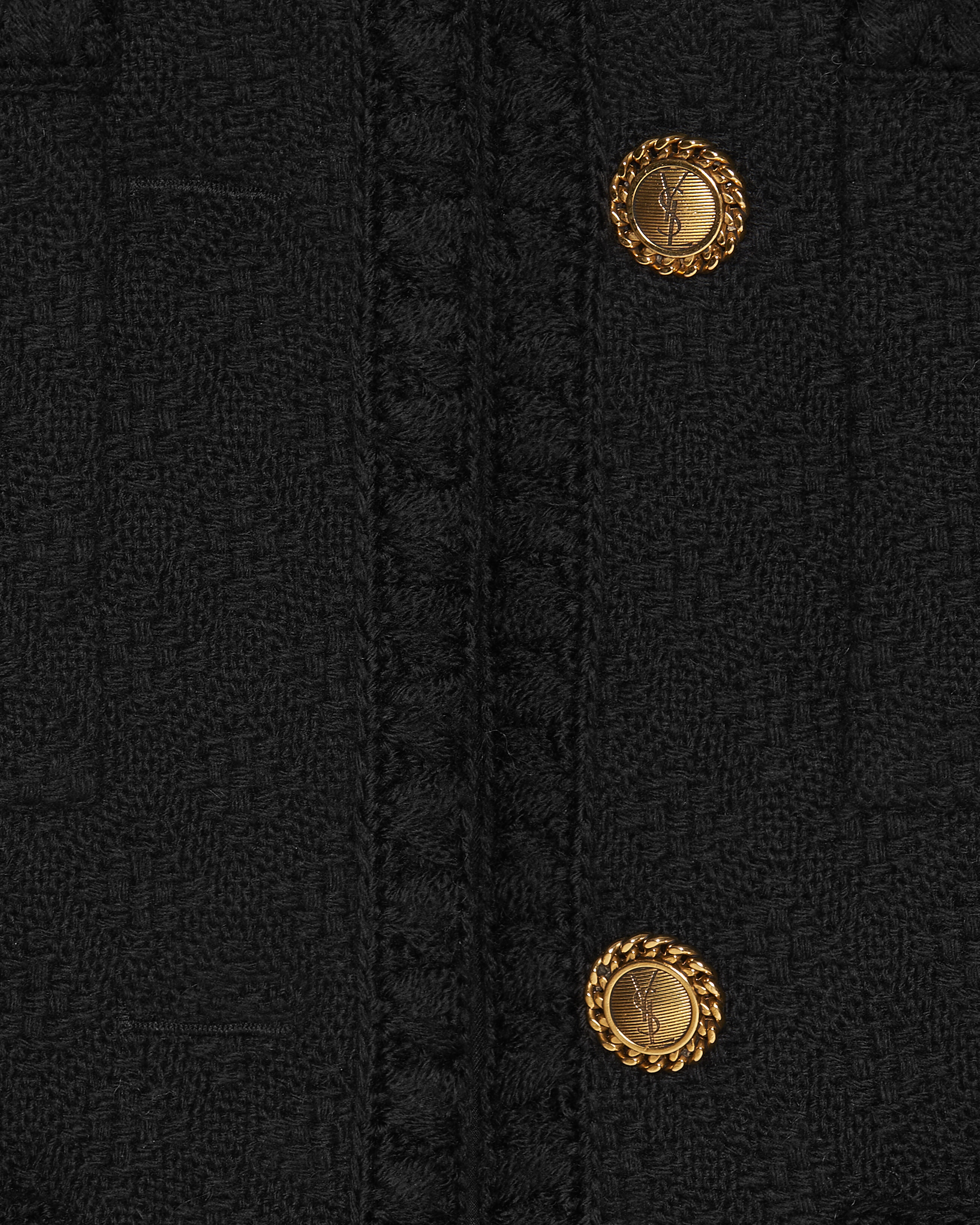 Giacca corta in tweed impresso a rombi