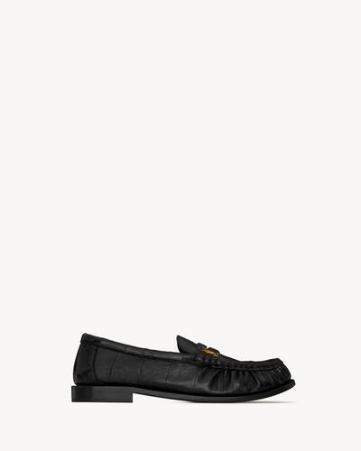 le loafer penny slippers in eel