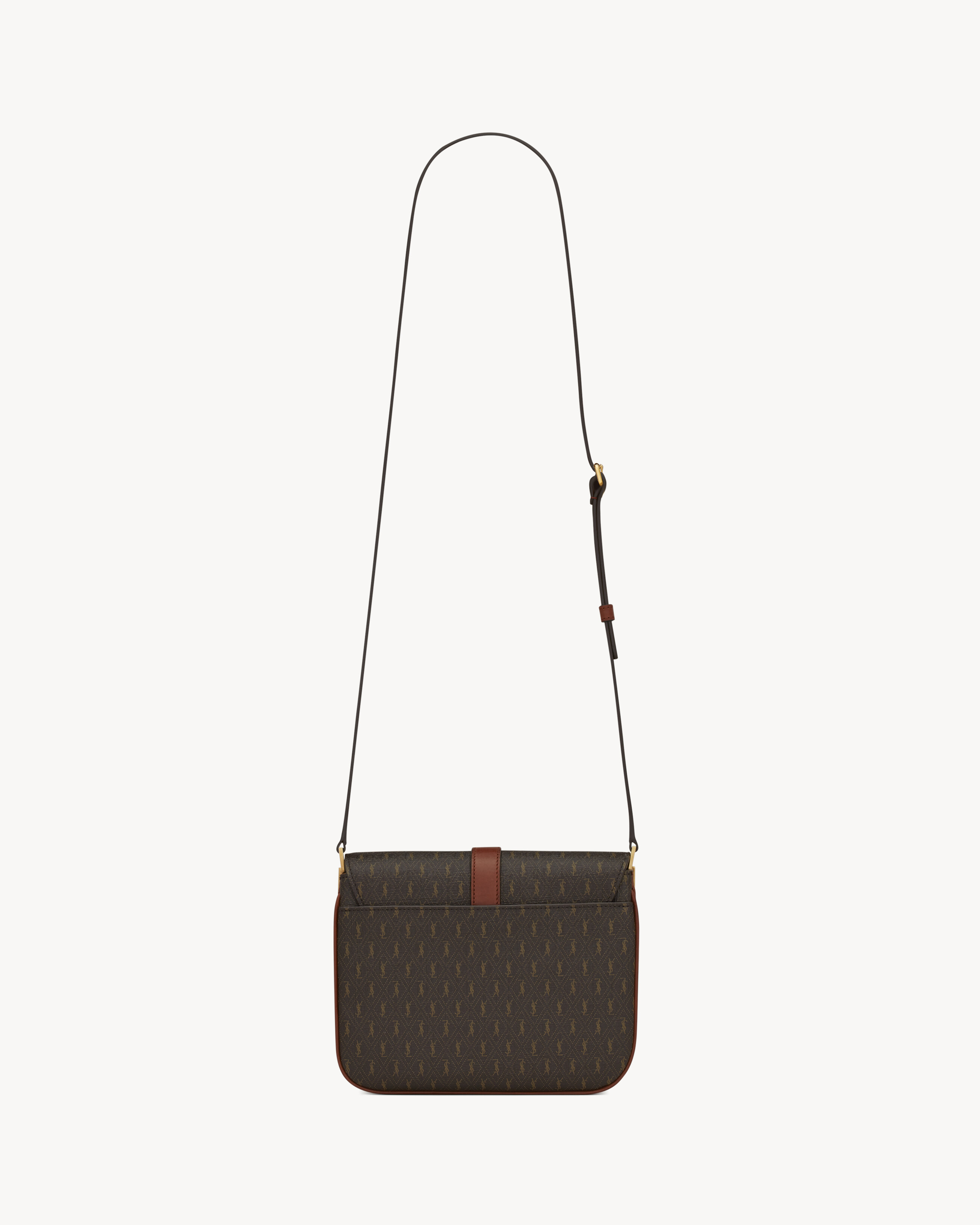 LE MONOGRAMME small satchel IN CASSANDRE CANVAS AND SMOOTH LEATHER