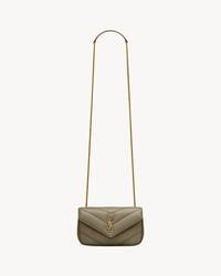 LOULOU MINI 20 IN BLACK SHEEPSKIN GOLD HARDWARE