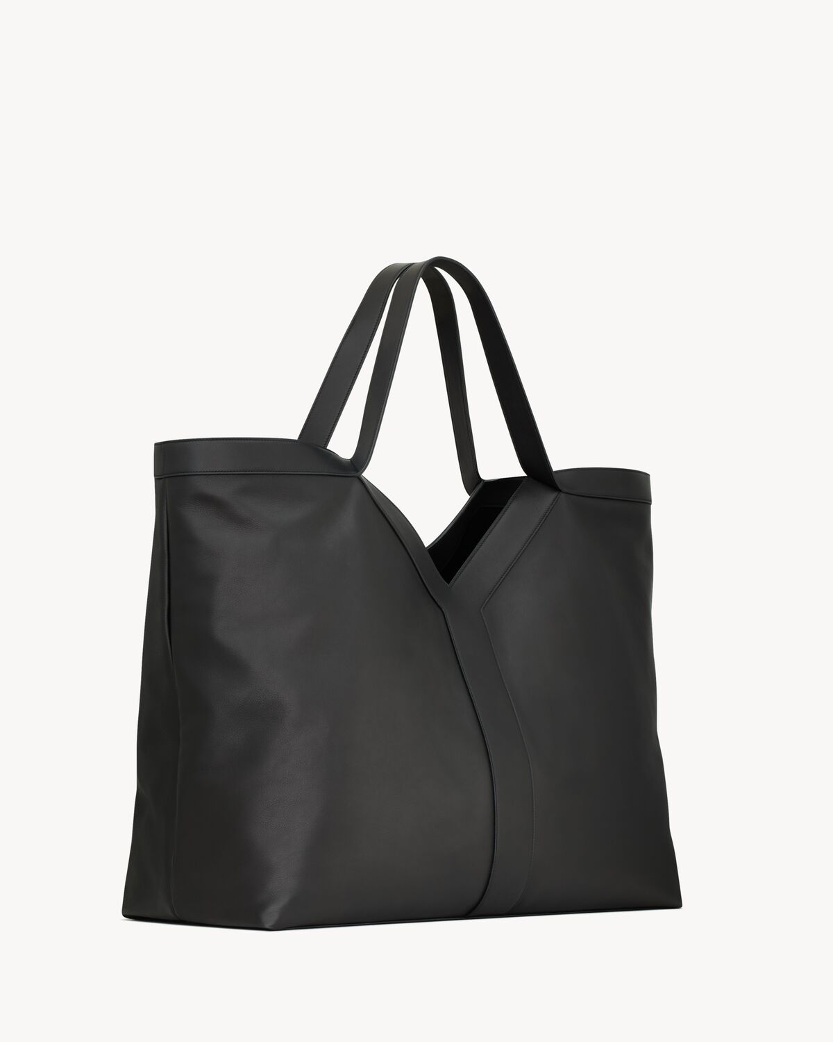 y large tote in leather