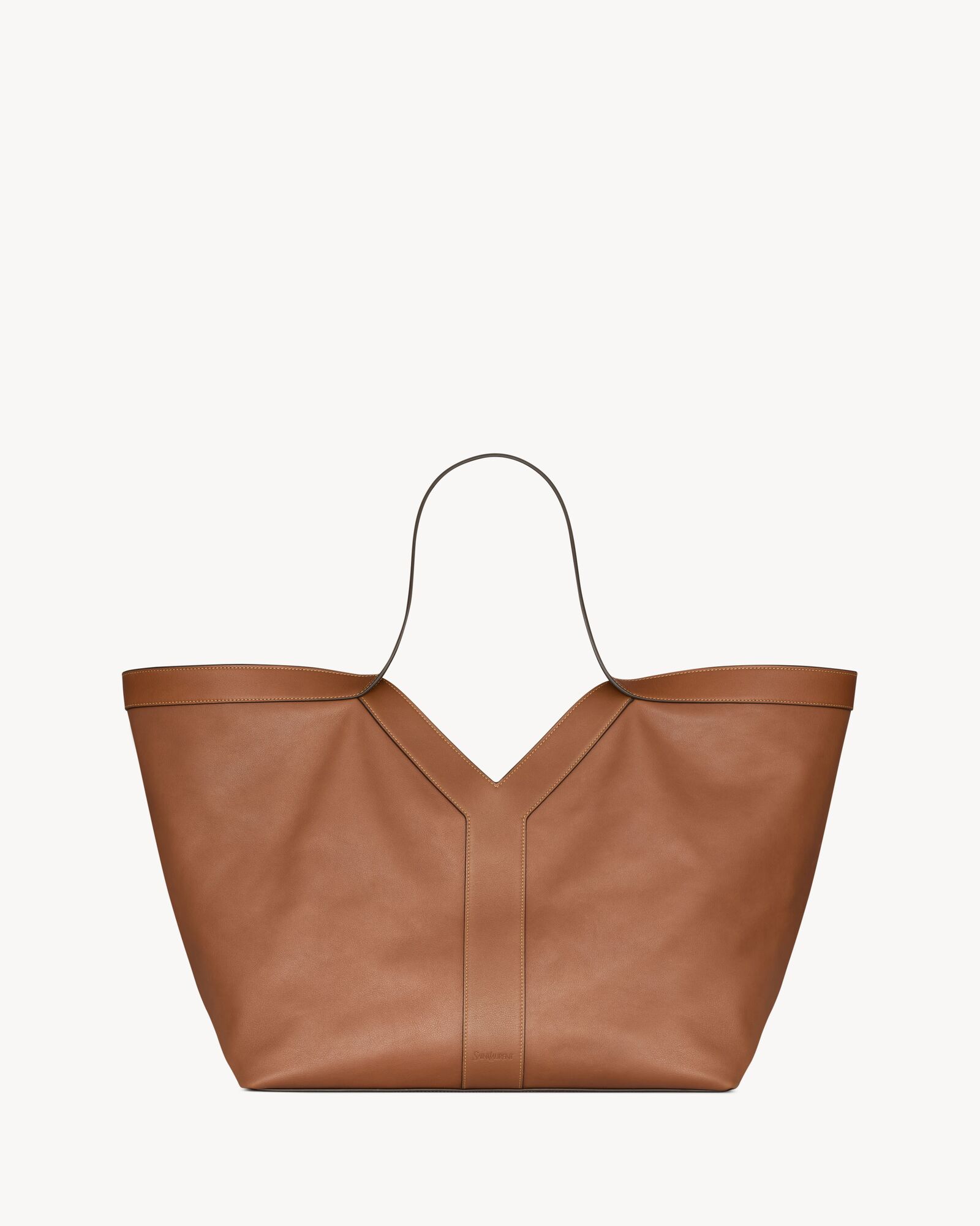 Y TOTE IN LEATHER | Saint Laurent | YSL.com