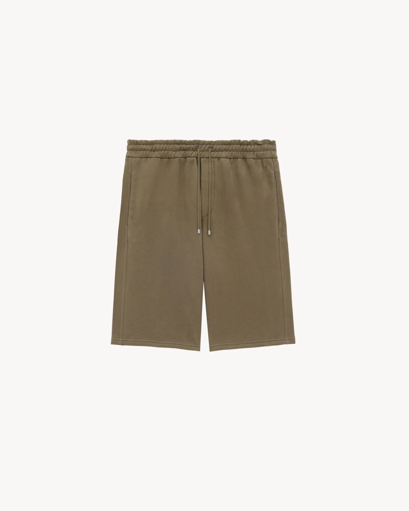 CASSANDRE BERMUDA SHORTS IN COTTON FLEECE