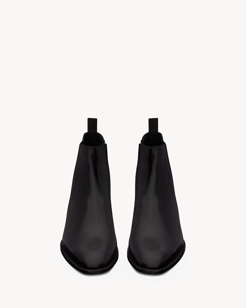 wyatt chelsea boots in smooth leather | Saint Laurent | YSL US