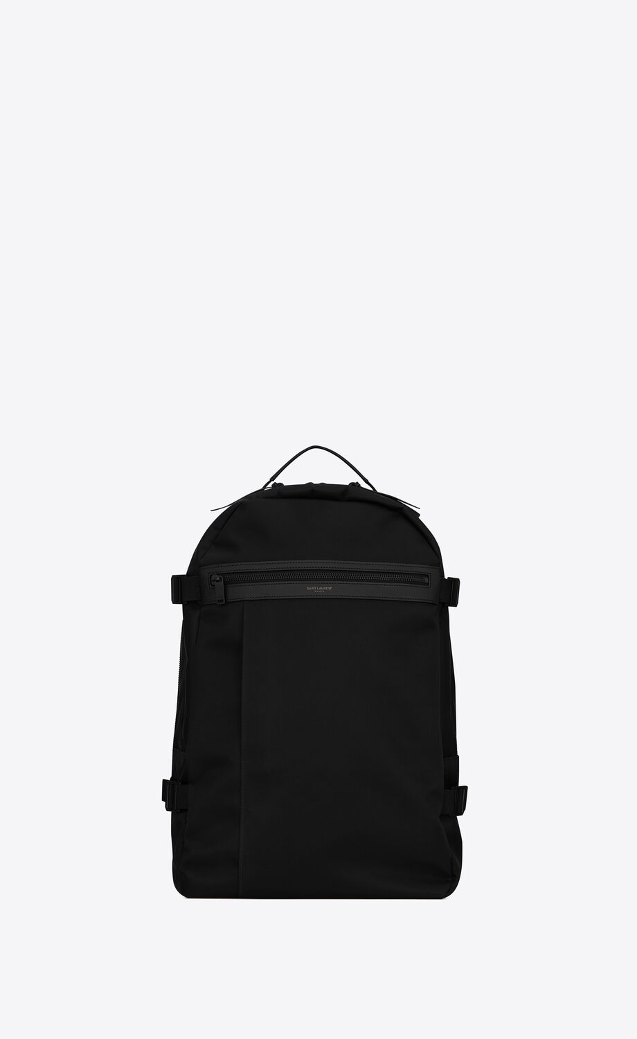 City trekking backpack in ECONYL®, smooth leather and nylon | Saint ...