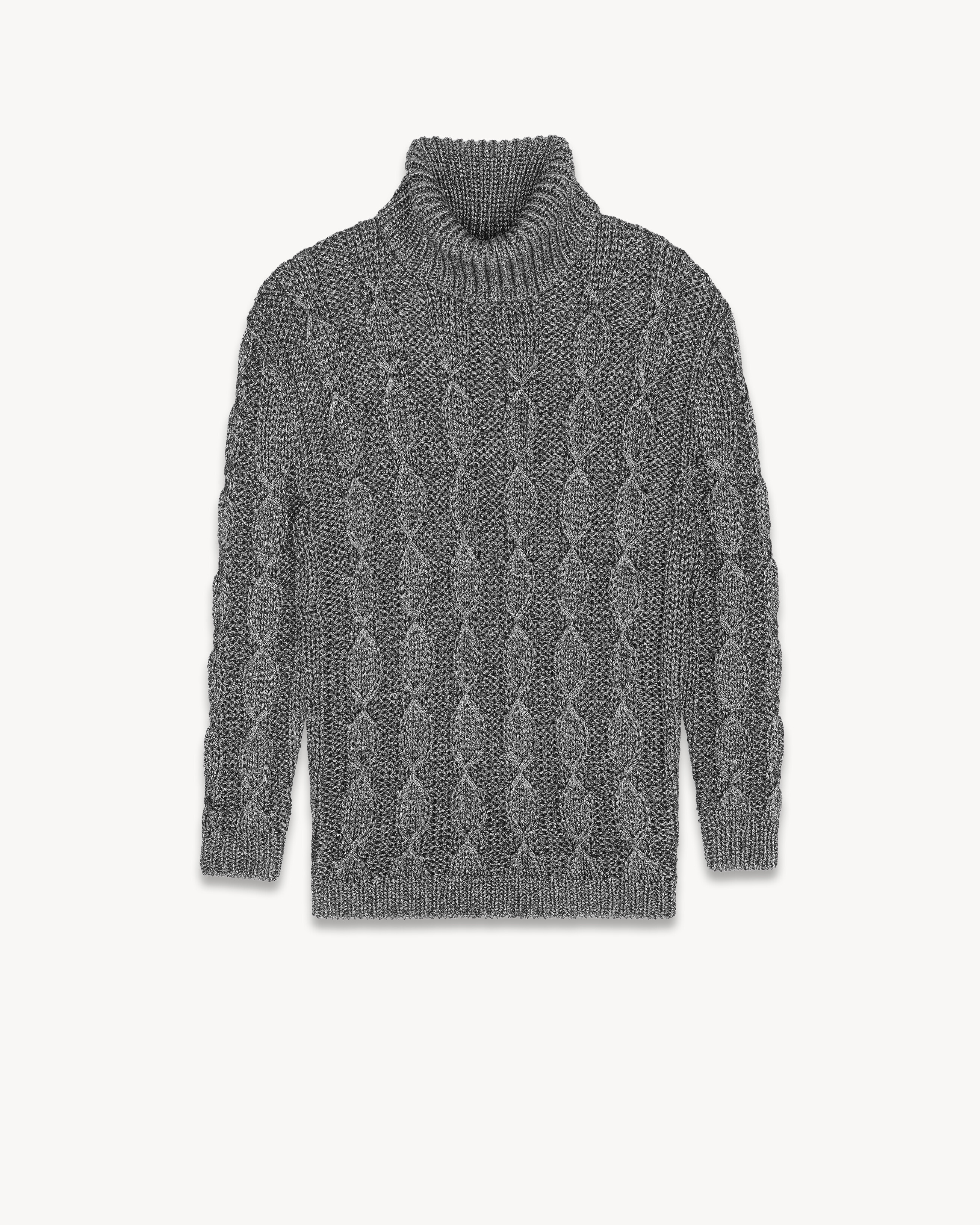 Turtleneck sweater in viscose | Saint 