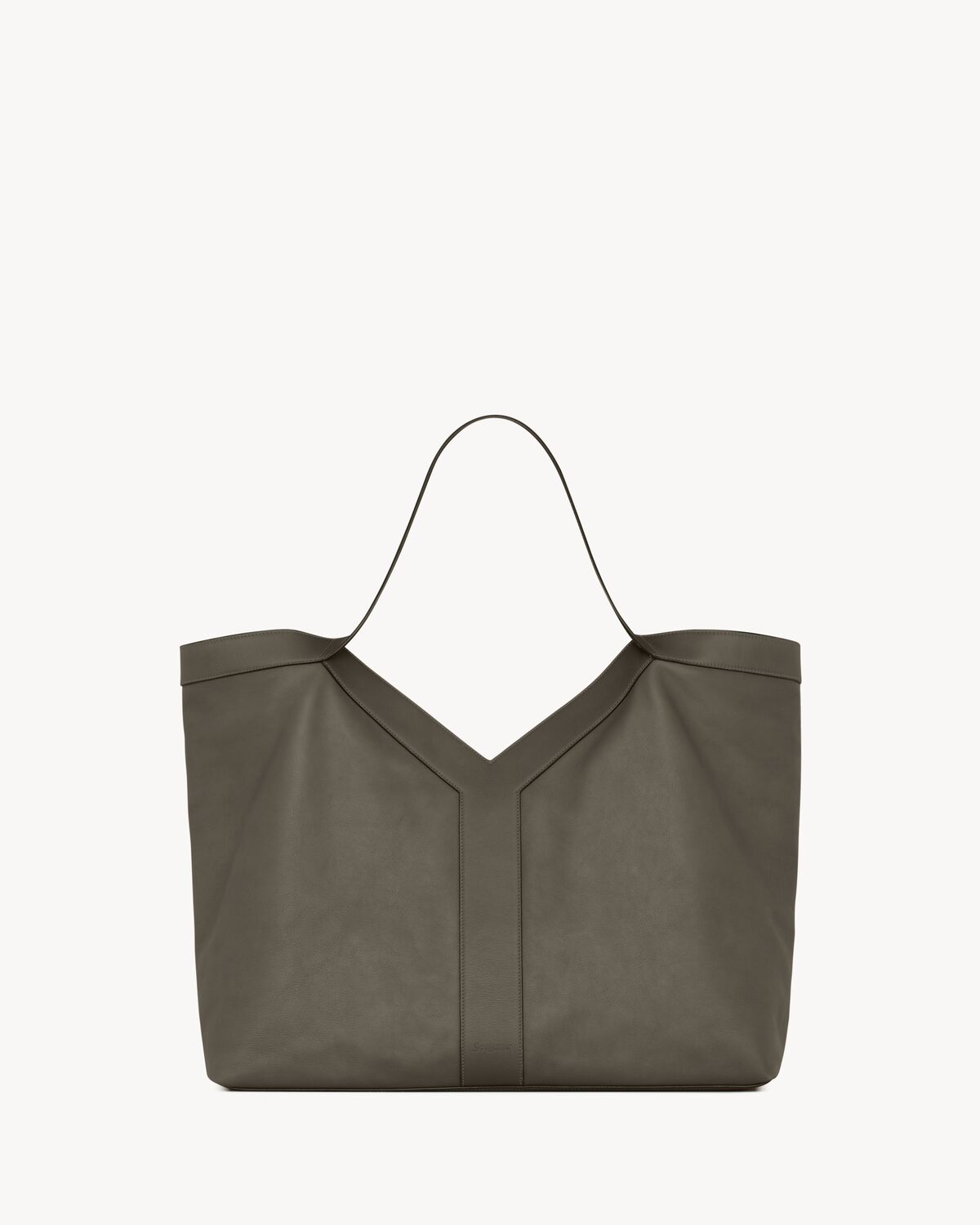 y giant tote in smooth leather